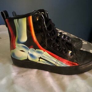 Adidas skeleton skate shoes